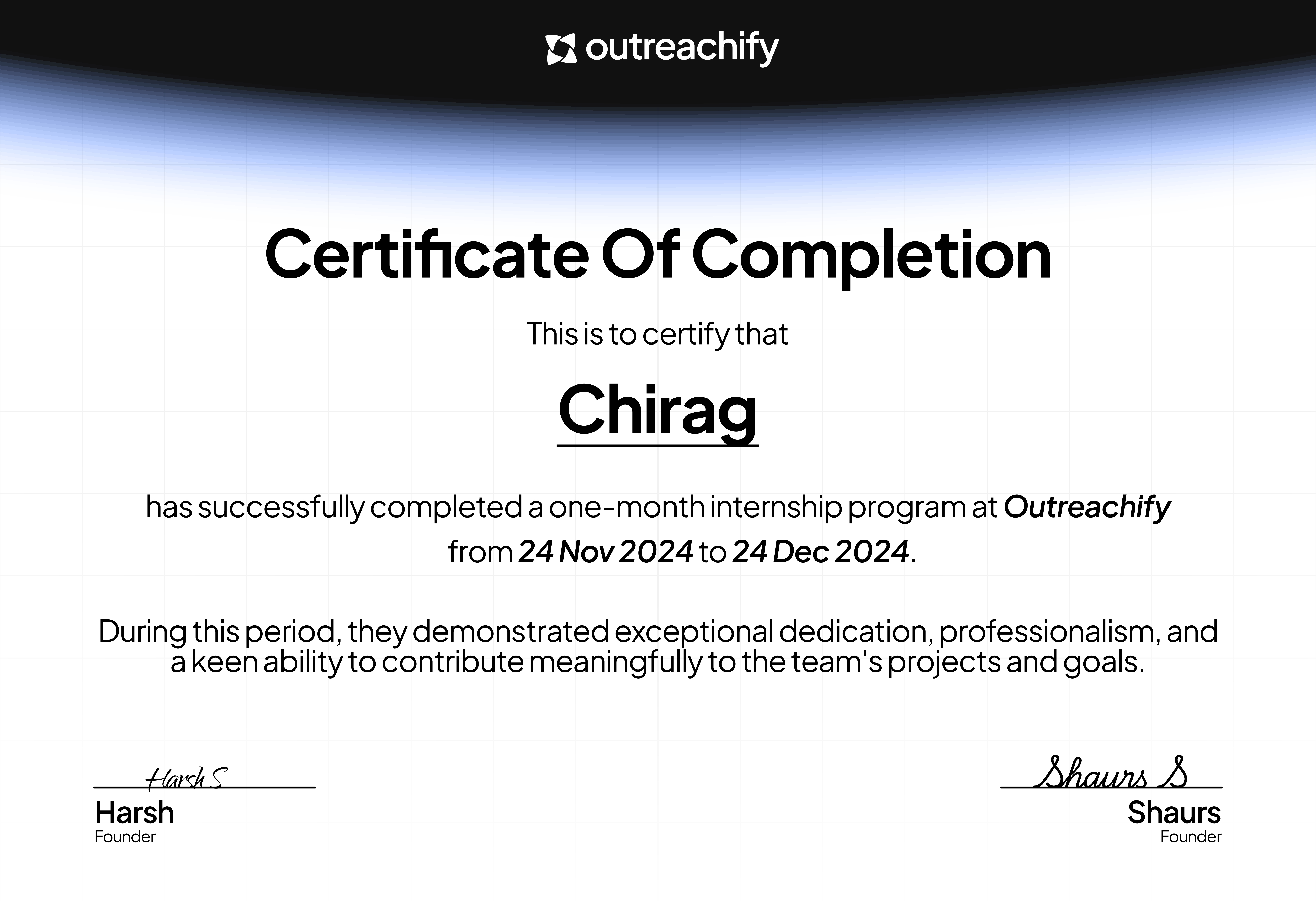 Achievement 1
